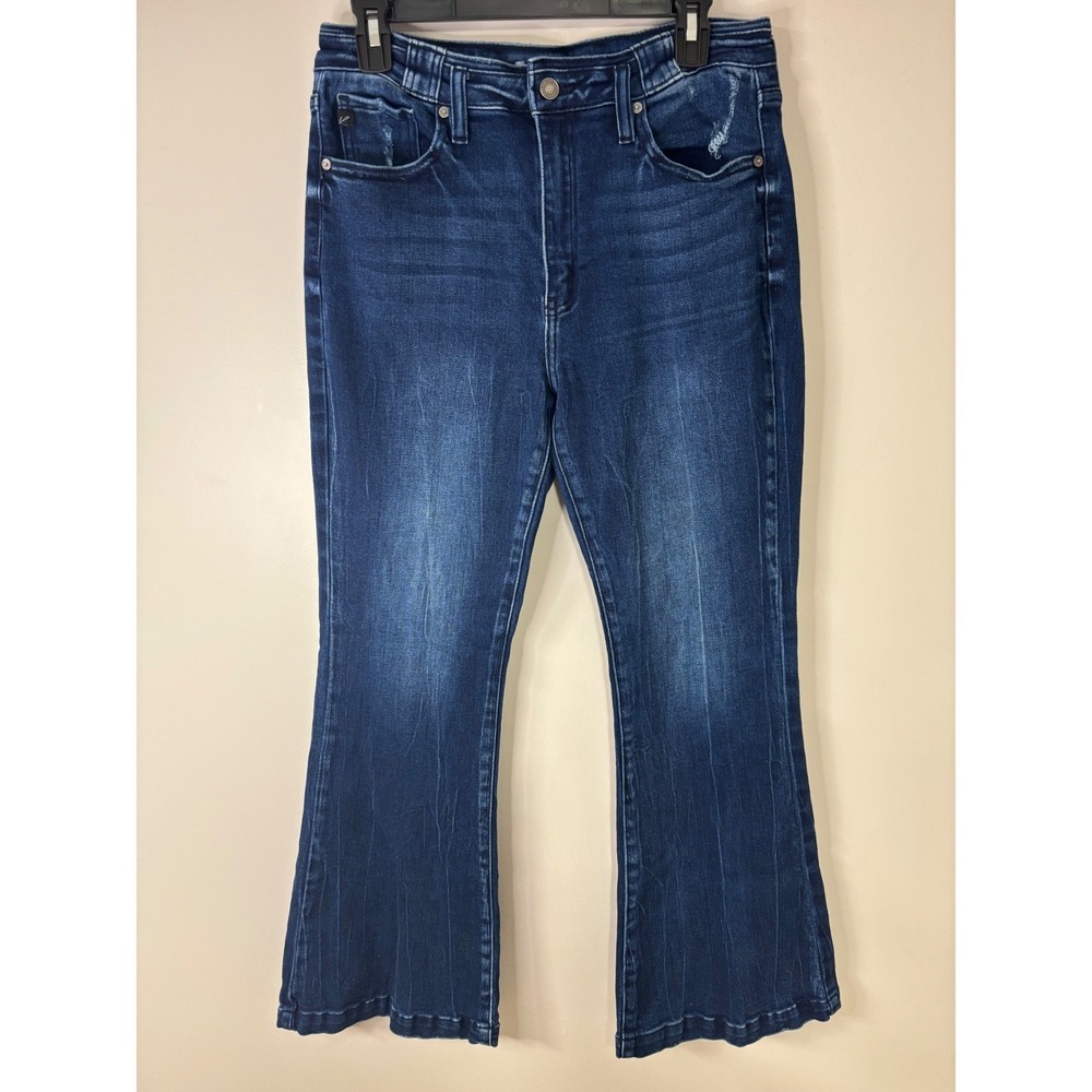 KanCan Women's Jeans Size 30 High Rise Flare Leg Dark Wash Denim Exclusive